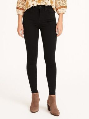 Abercrombie & Fitch High Rise Black Jean Legging Skinny Pants Size 28 6R